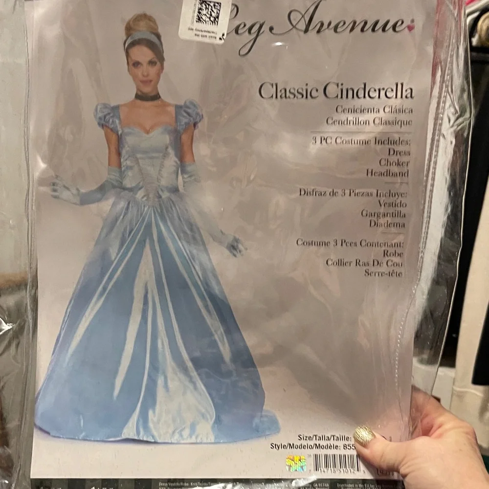 Women’s Cinderella Dress (costume) worn once. Perfect condition. - Picture 2 of 2
